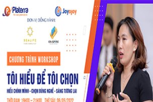Mời bạn đến tham gia WORKSHOP TÔI HIỂU ĐỂ TÔI CHỌN cùng chúng mình vào thứ 6 này nha !!!