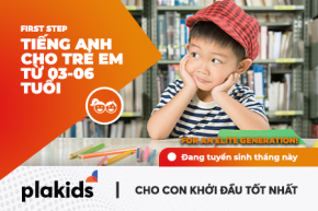 Tiếng Anh học đường First Step (3+)